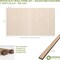 Ekena Millwork 48H x 3/8T Adjustable Wood Slat Wall Panel Kit w/ 1W Slats, Red Oak contains 42 Slats SWW84X48X0375RO - alternate 5